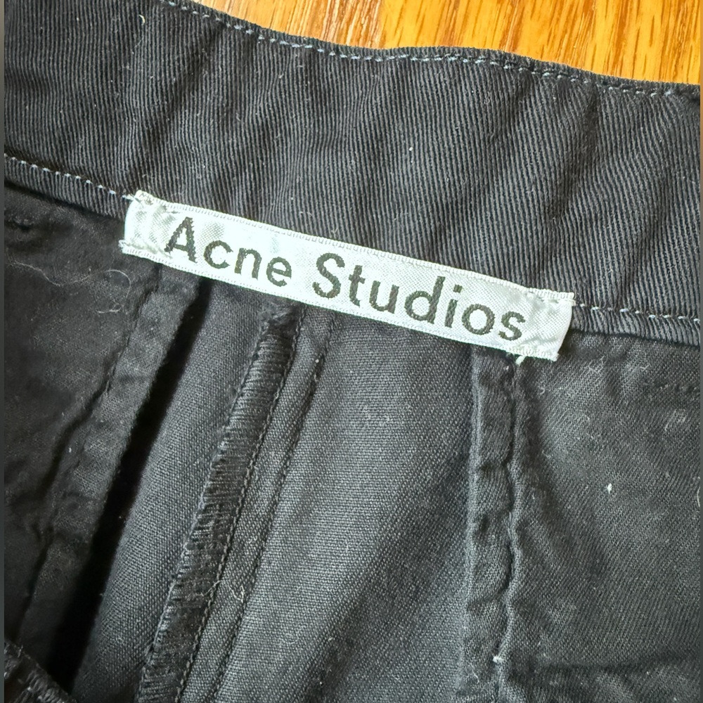 *NEW* Acne Studios Black Pleated Trousers - Picture 5 of 5